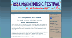 Desktop Screenshot of bellingenmusicfestival.com.au