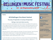 Tablet Screenshot of bellingenmusicfestival.com.au